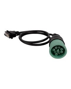 COJJDC217.9 image(0) - Deutsch 9 pin type 2 green diagnostics cable
