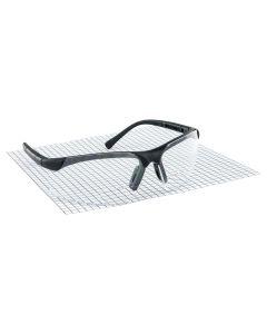 SAS541-1500 image(1) - SAS Safety Sidewinder 1.5x Readers Safe Glasses w/ Black Frame and Clear Lens in Polybag