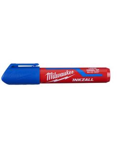 MLW48-22-3257 image(2) - Milwaukee Tool INKZALL (12)  Large Chisel Tip Blue Marker