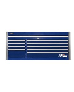 HOMHX02060102 image(0) - Homak Manufacturing 60 in. HXL 9-Drawer Top Chest, Blue