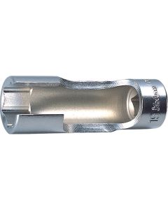 KKN3300FN-17 image(0) - Ko-ken USA 3/8 Sq. Dr. Socket  17mm Flare Nut Length 80mm