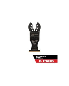 MLW49-25-1505 image(0) - Milwaukee Tool Milwaukee OPEN-LOK 1-3/8" TITANIUM ENHANCED CARBIDE TEETH METAL BLADE 5PK