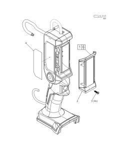 MLW14-38-2352 image(0) - Milwaukee Tool Lens\ Screw Assemby for 2352-20 Cordless Led Stick LIght