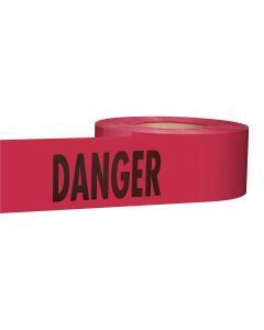 MLW71-1004 image(0) - Milwaukee Tool 3X1000 Danger Red 2Mil Tape 1Rl