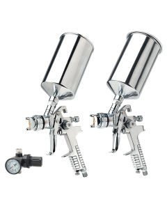 TIT19100 image(0) - TITAN 3-PC HVLP SPRAY GUN KIT (1.4 MM AND