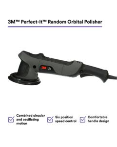 3M 3M&trade; Perfect-It&trade; Random Orbital Polisher 34101, 21 mm, 120V, 60 Hz, Plug A