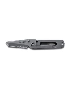 CRK5510 image(0) - CRKT (Columbia River Knife) 5510 K.I.S.S.&reg; Silver w/Triple Point&trade; Serrations