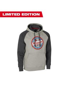 MLWHOOD1924GL image(0) - Milwaukee Tool Limited Edition 100th Anniversary: 1924 Work Hoodie Gray Large