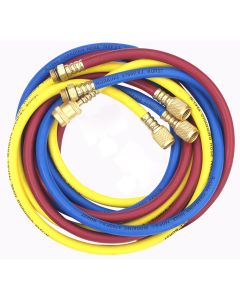 ROB60072 image(0) - 72 INCH SET OF THREE COLOR-CODED ENVIRO-GUARD HOSES FOR R-134A