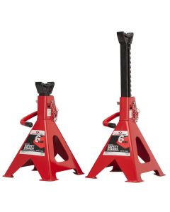 INT3306A image(0) - American Forge & Foundry AFF - Jack Stands - 6 Ton Capacity - Ratcheting - Double Locking - Pair