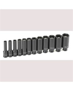 GRE9712MDG image(0) - Grey Pneumatic 1/4"DR 12PC DP MAG