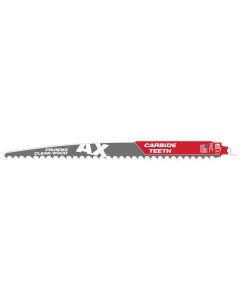MLW48-00-5233 image(0) - Milwaukee Tool 12" 3 TPI The AX with Carbide Teeth for Pruning & Clean Wood SAWZALL Blade 1PK