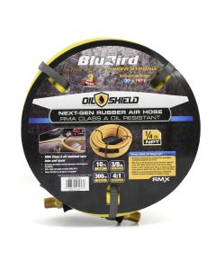 BLBOS3810 image(0) - BluBird Oil Shield Rubber Air Hose 3/8 in. x 10 ft