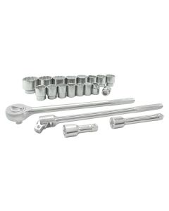 TIT18189 image(1) - TITAN 21pc Metric 3/4in Dr Socket Set