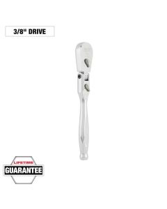 MLW48-22-9039 image(0) - Milwaukee Tool 3/8" Drive 9" Flex Head Ratchet