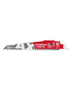 MLW48-00-5221 image(1) - Milwaukee Tool SAWZALL The AX 5 TPI 6" Carbide Blades - 1PK