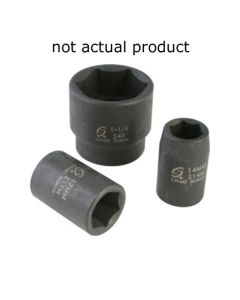 SUN223ZM image(0) - Sunex 1/2" DR 23MM 12PT IMPACT SOCKET