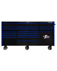 Extreme Tools 25th Anniversary Edition RX Series 84"W x 30"D Triple Bank Roller Cabinet with Power Tool Drawer