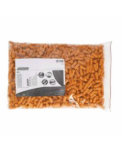 SRW25708 image(0) - Jackson Safety Jackson Safety - Earplugs - H10 Disposable - Uncorded - Orange - NRR 31 - Bulk Buy (500 Pair Per Bag, 4 Bags Per Carton)