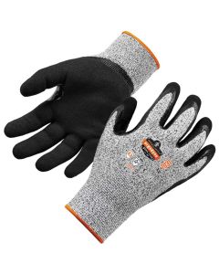 ERG17986 image(0) - Ergodyne 7031 2XL Gray Nitrile-Coated Cut-Resis Gloves A3 Level