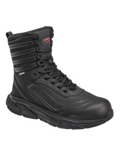 Avenger Work Boots - K4 Series - Men's High Top 8" Tactical Shoe - Aluminum Toe - AT |EH |SR - Black - Size: 9M