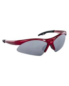 SAS540-0003 image(0) - Diamondback Safe Glasses w/ Red Frame and Smoke Mirror Lens