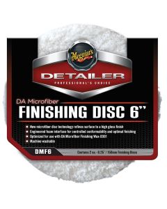 MEGDMF6 image(0) - Meguiar's Automotive DA Microfiber Finishing Disc 6" (2-P