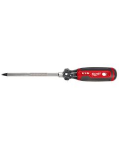 Milwaukee Tool #3 Square 6" Cushion Grip Screwdriver (USA)