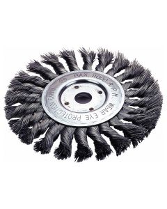 Firepower WHEEL BRUSH 4" KNOTTED WIRE