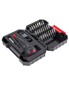 VES220USB-25U image(0) - Vessel Tools Rechargeable Ball Grip Screwdriver with 25-pc Bit Set