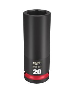 Milwaukee Tool SHOCKWAVE Impact Duty  1/2"Drive 20MM Deep 6 Point Socket