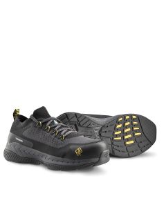 VFI4T8NBY-9 image(1) - Workwear Outfitters Terra Eclipse Athletic Work Shoe Black/Yellow EH Composite Toe Size 9