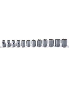 Ko-ken USA RS3410M/12 12 Piece 3/8 Sq. Dr. Surface Drive, 6 Point, Chrome, Metric Socket Set