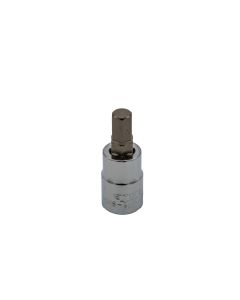 VIMHMS-9MM image(0) - VIM Tools 9 mm Hex Bit, Satin Chrome 3/8 Inch Square Drive Bit Holder