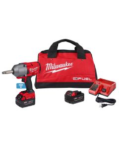 MLW2769-22R image(0) - Milwaukee Tool M18 FUEL 1/2" Ext. Anvil Controlled Torque Impact Wrench w/ONE-KEY Kit