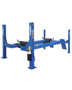 ROTCROA14N201YBL image(0) - Forward Lift 14K Open Front Alignment Rack,  4-Post, 182.5&rdquo; Wheel Base Max., With 20&rdquo; Wide Runways,  W/ Standard Drive On Ramps, Includes  2 RRJ70G Jacks,  Bolt On Alignment Kit With Radius Gauges, And Internal Airl