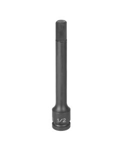 GRE29126M image(0) - Grey Pneumatic 1/2" Drive x 12mm Hex Driver 6" Length