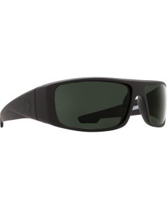 SPY OPTIC INC Logan Sunglasses, Black Frame and Happy