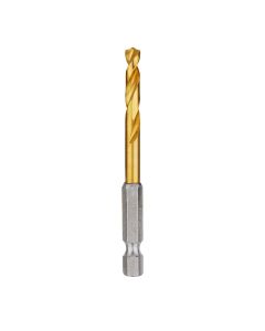 MLW48-89-4610 image(0) - Milwaukee Tool 13/64" SHOCKWAVE RED HELIX Titanium Drill Bit