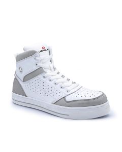 Airwalk AIRWALK - ARENA MID Series - Men's Mid Top Shoe - CT|EH|SR - White/Gray - Size: 10.5W