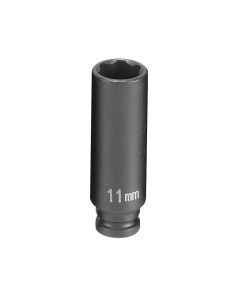 Grey Pneumatic SOC 11MM 1/4D IMP 6PT DP