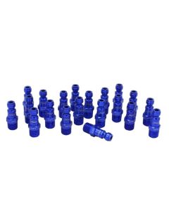 MIL783TC-20 image(0) - Milton Industries ColorFit Plugs, T-style Blue, 1/4" MNPT