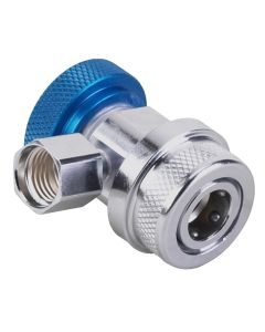  Low-side manual coupler, blue actuator for R-134a