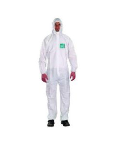 ASLWH18-B-92-111-02 image(0) - ALPHATEC 681800 BOUND HOODED COVERALL SIZE S