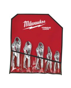 MLW48-22-3695 image(0) - Milwaukee Tool 5 Pc. TORQUE LOCK LOCKING PLIERS KIT