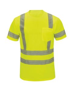 VFISVY4AB-SS-L image(0) - Workwear Outfitters Perform Hi-Vis Short Sleeve Class 3 T-Shirt-Large