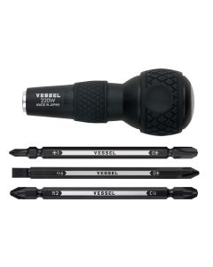 VES220W3 image(0) - Vessel Tools Ratcheting Ball Grip Screwdriver