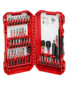 MLW48-32-4033 image(0) - Milwaukee Tool SHOCKWAVE Impact Duty Driver Bit Auto Set &hyphen; 43PC