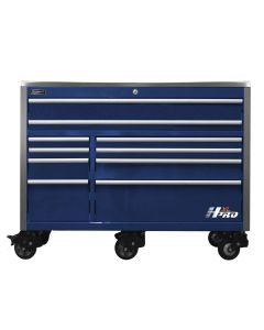 HOMHX04060112 image(0) - 60 in. HXL 10-Drawer Roller Cabinet - Blue