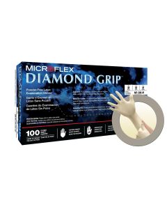 MFXMF300XXL-CASE image(0) - Microflex DIAMOND GRIP MF-300 LATEX GLOVES XXL